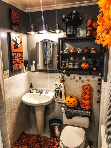 halloween bathroom decorations|home depot store halloween decorations.